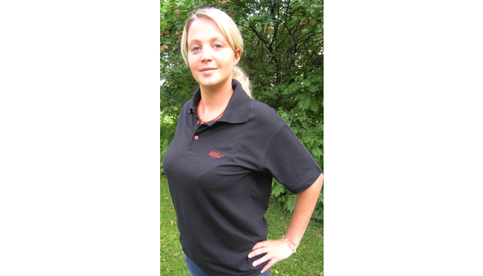 Polo-Shirt schwarz